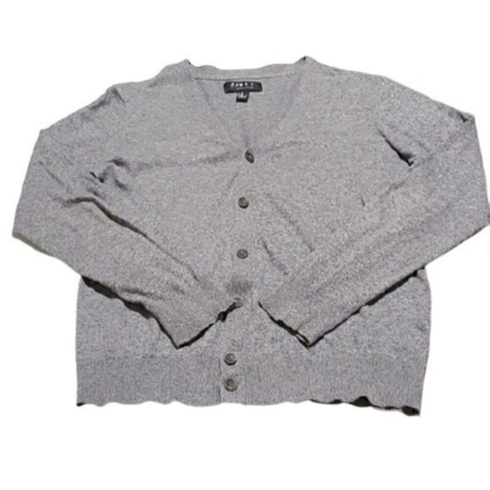 [21 Men] Gray Button Down Cardigan- Size M
